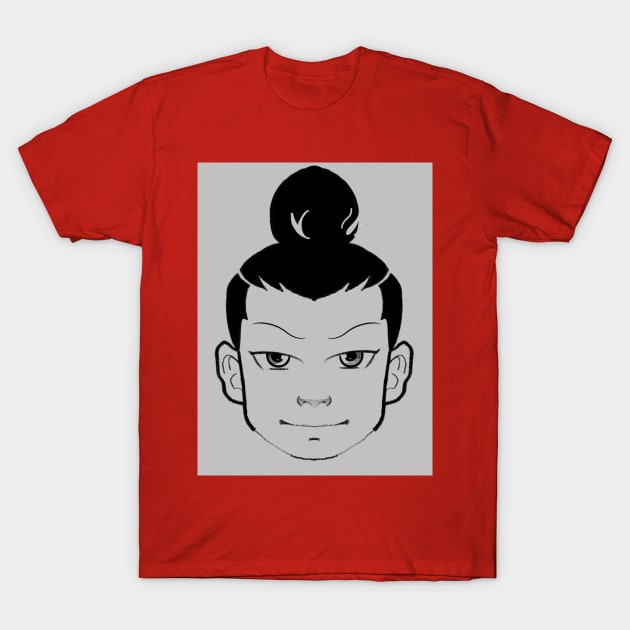 Man Bun T-Shirt by Designer Divas